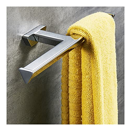 HIGOH Towel Racks,Towel Holder Towel Rail for Bathroom, Double Arm Towel Holder, Brass Towel Bar Rail, Wall Kitchen Hanger Shelf for Towels Bathr