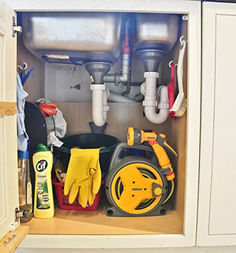 HOZELOCK - Mini Reel "Pico Reel" 10m : Ideal for Patios, Balconies and Small Gardens, Compact Streamlined Reel, Effortless Rewinding, Supplied wi