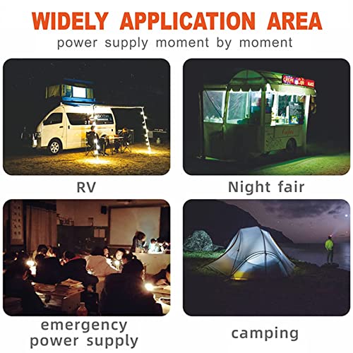 XGYUII 12V 200Ah Rechargeable Lithium Iron Phosphate Battery, Built-In BMS, Waterproof Deep Cycle, for Home Electrical Storage/Solar System/RV/Go