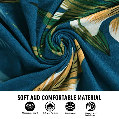 SHANNA Armchair Covers, Spandex Sofa Cover Stretch Wing Chair Slipcover for Armchairs - Wingback Chair Covers - Geometric Grey