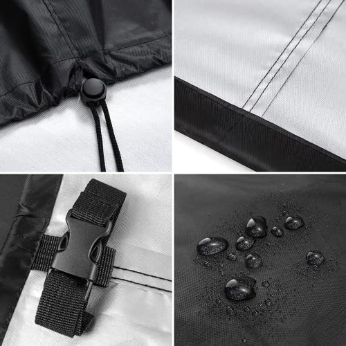 Patio Hanging Chair Covers, OUTTDID Egg Swing Cocoon Chair Cover with Zipper , Rocking Chair Cover, Swing Seat Chair Cover with Drawstring Zipper