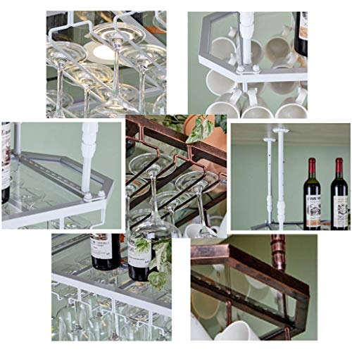 Stylish Simplicity Down Wine Rack Multifunctional Wine Rack Glass Wine Glass Holder Vintage Wrought Iron Wine Rack - Restaurant Kitchen Bar Glass