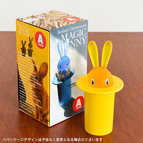 A di Alessi Magic Bunny Toothpick, Yellow (ASG16 Y)