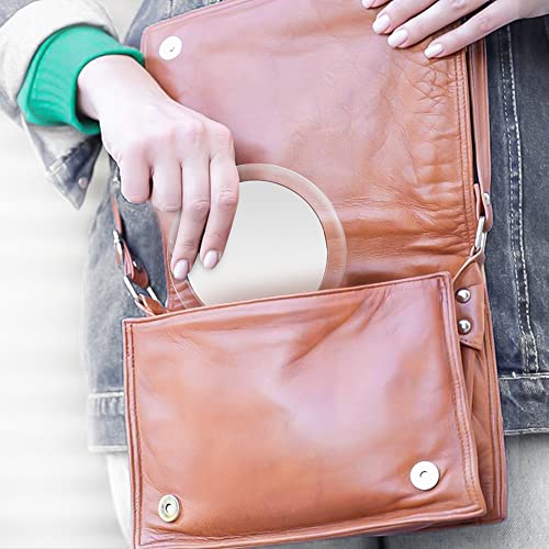 MIYADIVA Magnifying Mirror,30X Magnifying Mirror with Suction Cups,Magnifying Makeup Mirror,30X Travel Magnifying Mirror,Suitable for bedroom,bat