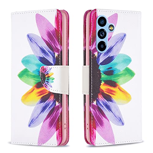 Thoankj Samsung Galaxy A54 5G Case Shockproof Slim PU Leather Flip Pouch Wallet Phone Silicone Cover with Magnetic Stand Card Holder Slot Protect