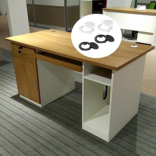 MORJCG 4Pcs Patio Table Umbrella Hole Ring, Parasol Hole Ring, Plastic Patio Table Umbrella Hole Rings and Caps, Hole Ring Plug and Cap Set for O