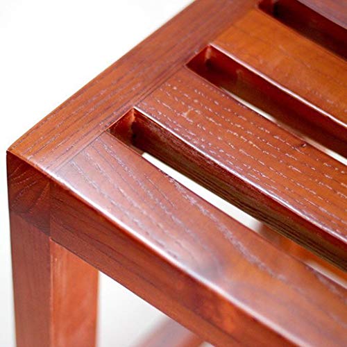 CHEWO Bath Stools,Bathroom Shower Bath Stool Waterproof Stool Elderly Bath Bench Seat,36 * 30 * 36 cm