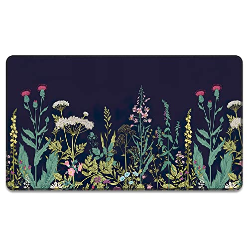 Rnivvi Front Door Mat, 30"x17" Wave Theme Indoor Outdoor Welcome Mat, Heavy Duty Low Profile Anti-Slip Entryway Rug for Home Entrance, Floor, Pat