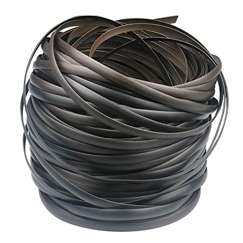 Mhome Plastic Woven Rattan Repair Material for Outdoor Garden Patio Furniture, Durable Wicker Bench Chair Table Repair Kits (Gradient Coffee)