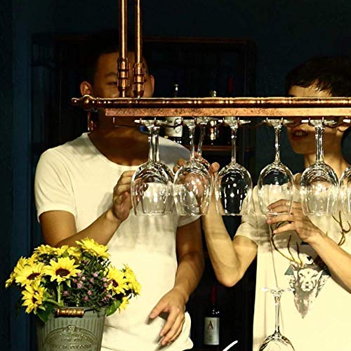 NEOCHY Wine Rack Floating Bar Rack Adjustable Height Bar Wine Cabinet Can Hang Multiple Wine Glasses Modern Wall-Mounted Display