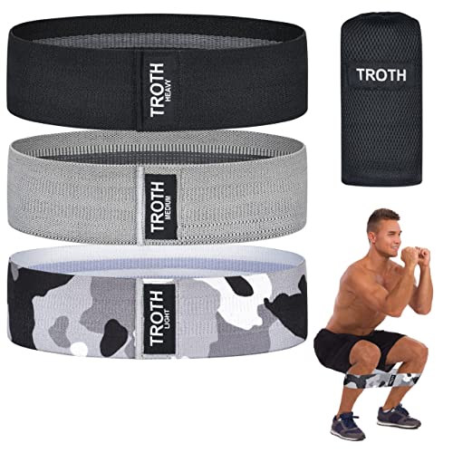 TROTH Resistance Bands Set - Resistance Band Women, Booty Exercise Band, Resistance Bands Set Men, Home Gym Strength Training Equipment, Fitness