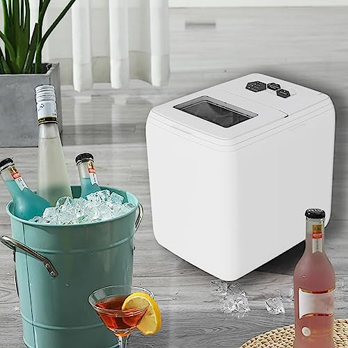 Shykey countertop ice machine Ice Maker Home Use Outdoor Use 24lbs Mini Ice Maker Fast Cube Countertop for Home/Office/Bar Electric Portable Ice