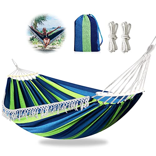 Gohytal Travel Hammock Outdoor Hammock Camping Double Hammock Load Capacity up to 300 kg Hammock Ultralight with Carabiner/Rope/Carry Bag Hammock