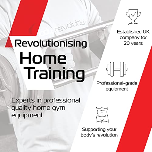 Body Revolution Olympic Bumper Plates - 5kg Weight Plates Set - Rubber Coated 25mm / 2 Inch Olympic Weight Plates Pairs for Barbell Weights - Str