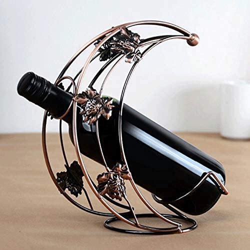 NEOCHY Wine Shelf Metal Grape Wine Rack Wine Whiskey Display Shelf Bar Wine Cabinet Wine Display