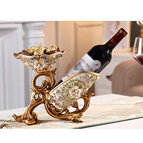 ZYZMH Red Wine Holder Living Room Luxury Wine Cabinet Decorations High Foot Wine Glass Holder Household Wine Bottle Rack