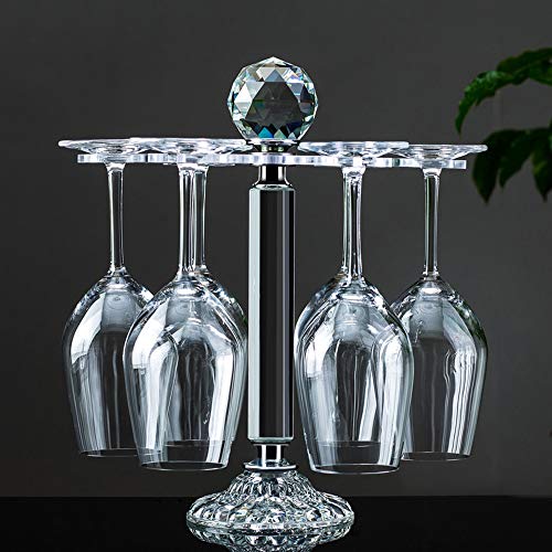 Fashion Creative Crystal Fashion Creative Wine Glass Rack Upside Down Creative Cylindrical Crystal Fashion Creative Wine Glass Rack Restaurant Ho