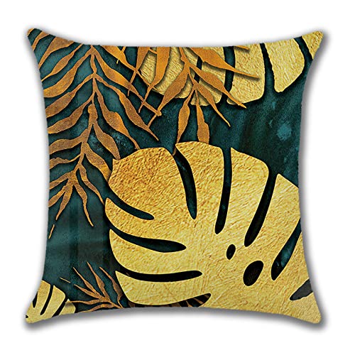 Ohok Outdoor Waterproof Cushion Covers 45x45 cm Pack of 4 Decorative Throw Cushion Covers Cushion Case for Sofa Couch Bed Living Room Indoor Outd