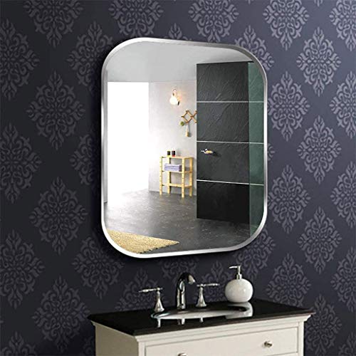 DSHGDJF Mirror Bathroom Vanity Mirror, Anti fog Wall mounted, Frameless Rectangle Wall Mirror for Bathroom, Vanity
