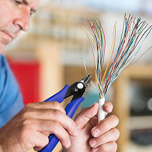 OUYZGIA Wire Cutters, Side Cutting Pliers, Durable Cutting Nippers, Wire Cable Cutter, Diagonal Cutting Pliers for Homes Electricians