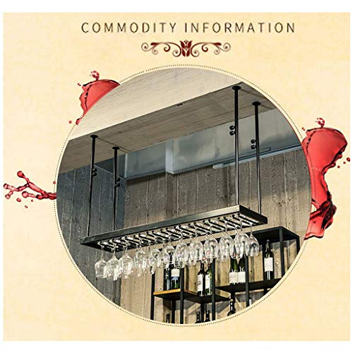 Stylish Simplicity Industrial Retro Stylish Simplicity Down Wine Rack Metal Creative Display Wine Glass Holder Household Goblet Holder Adjustable