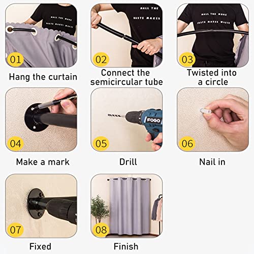 HIYOUGO Changing Dressing Room, Portable Mobile Fitting Room Clothing Store, Freestanding Corner Changing Room Shading Rate 90% Privacy Tent For