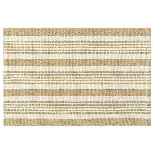 OJIA Front Door Mat 24'' x 35'' Fall Door Mats Outdoor Cotton Hand-Woven Indoor/Outdoor Small Area Rug Fall Welcome Mat for Front Porch/Home Entr