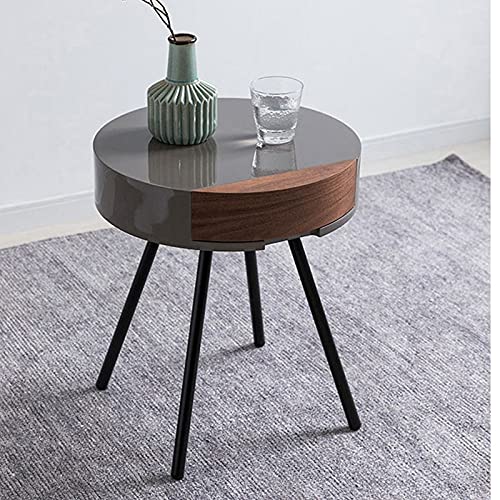JYDQM Nordic Bedside Table Round Corners A Few Sides Sofa Side Table Minimalist Small Side Cabinet Bedroom Bedside
