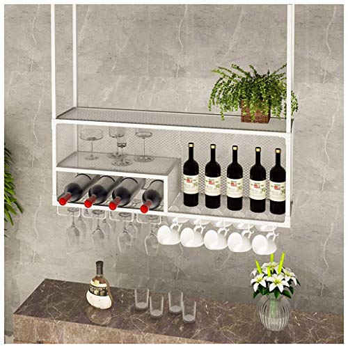 Stylish Simplicity Industrial Retro Stylish Simplicity Wine Glass Holder Stylish Simplicity Decoration Bottle Holder Metal Wrought Iron Storage H