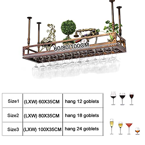 EYLINK Wine Racks,Wine Bottle Glass Racks Modern Ceiling-Type Wine Holder,Grid Metal Frame,Wall Mounted Wine Bottle Holder Hanging Wine Glass Rac