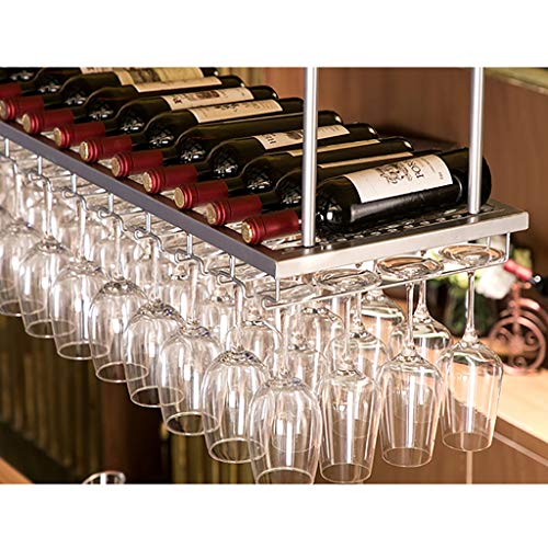 EYLINK European Wine Rack Iron Hanging Wine Rack Upside Down Wine Glass Holder Simple And Stylish Used In Restaurants, Bars, Homes, Etc. Home Dec