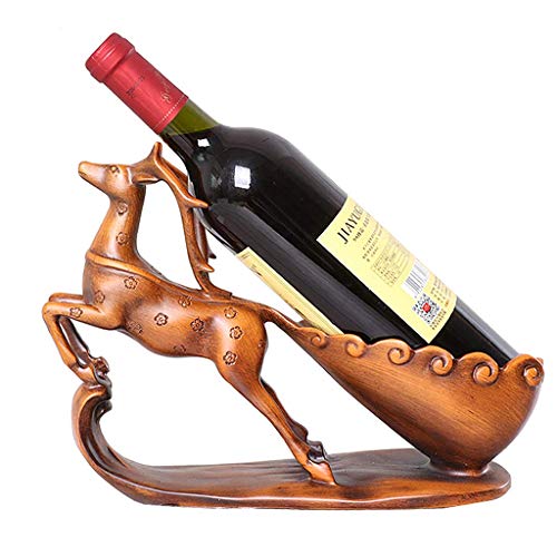 EYLINK Wine Holder Practical Ideas Wine Rack Environmentally Friendly Resin Practical Ideas Wine Rack Decoration Home Gift Sika Deer Practical Id
