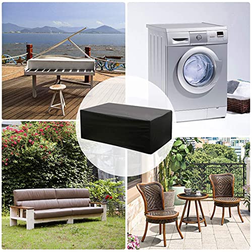 JUZHOUHUI Heavy Duty Outdoor Sofa Cover,Rectangular Outdoor Furniture Set Covers,Dust-Proof Anti-UV All Weather Protection,Lawn Patio Furniture