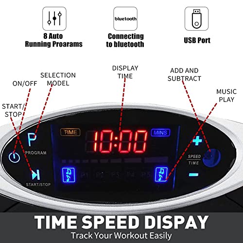 NAMVI Vibration Platform, Exercise Fitness Machine with Remote Control, LCD Screen Display, Whole Body Workout Vibration Fitness Platform Massage