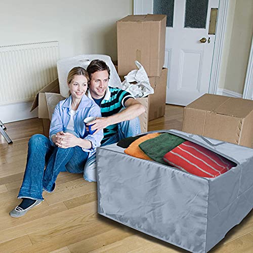 Garden Cushion Storage Bag, Heavy Duty Oxford Garden Cushion Protective Storage Bag Cover for Outdoor Furniture Sofa Cushion Waterproof with Hand