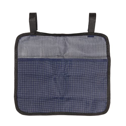 PATIKIL Chair Armrest Organizer, Folding Chairs Magazine Snack Waterproof Storage Bag for Camping Outdoor, Black