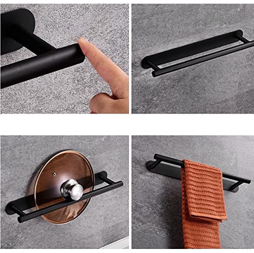Self Adhesive Towel Rail-XINGLO, SUS304 Brushed Finish Stainless Steel ,Bathroom Towel Holder 40 cm / 15.75 inches, Towel Rails Wall Mounted, for