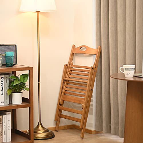 JIKUGO Folding Chair Bamboo Chairs,for Outdoor, Dining Room, Living Room Bedroom, Office(Large
