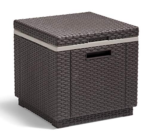 Keter Ice Cube Beer and Wine Cooler Table Perfect for Your Patio, Picnic, and Beach Accessories