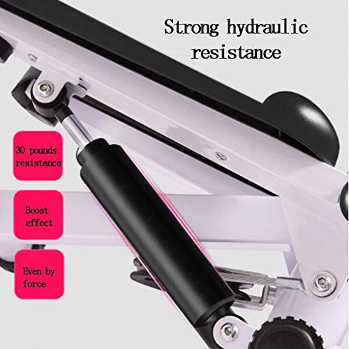 LLRYN Mini Stepper, Fitness Stair Stepper, Portable Torque Stair Stepper with Adjustable Resistance, Durable Fitness Exercise Machine with Resist