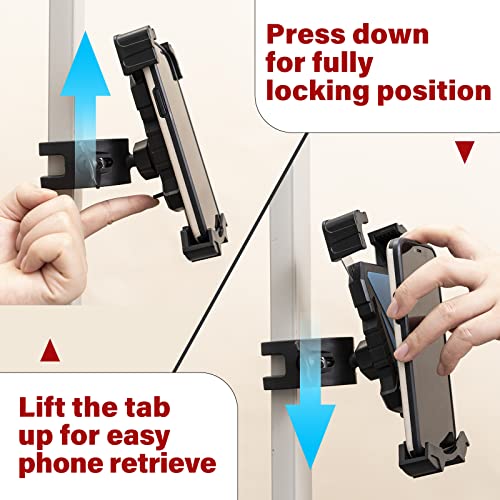 Tablet Mount Holder for Exercise Spin Bike, Stationary Spinning Bicycle Handlebar