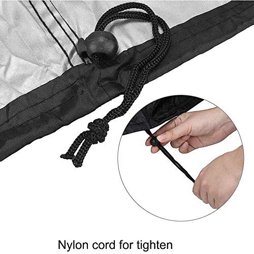 Namotu Waterproof Egg Hanging Chair Cover with Zipper, 115 * 190cm 210D Oxford Fabric Heavy Duty Veranda Patio Cocoon Chair Garden Protective Cov