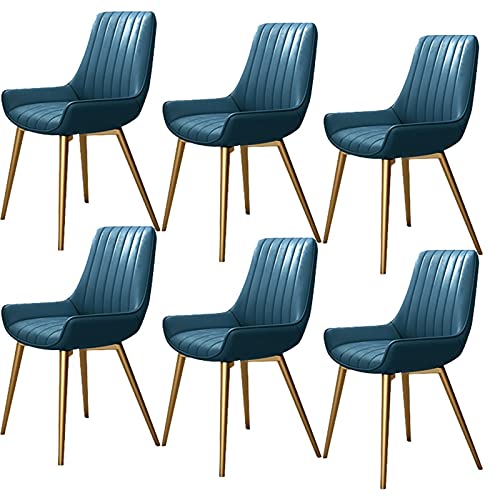 Modern Kitchen Dining Room Chairs Modern Kitchen Dining Chairs Set Of 6 Water Proof Leather Side Chair with Metal Legs for Office Dining Kitchen