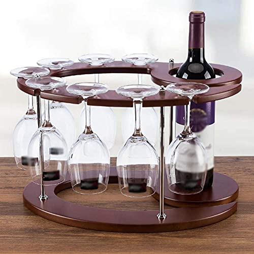 NEOCHY Original Wine Rack, Creative European Grape Solid Wine Rack Wine Glass Rack Upside Down Wine Cabinet Decoration