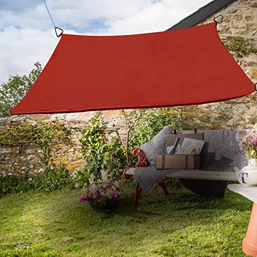 Greenbay Anti-UV Anti-UV Sun Shade Sail Outdoor Garden Patio Party Sunscreen Canopy Square Cream 4x4m