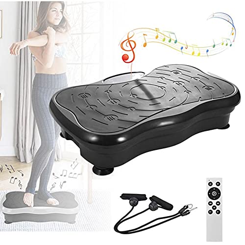 NAMVI Vibration Platform, Exercise Fitness Machine with Remote Control, LCD Screen Display, Whole Body Workout Vibration Fitness Platform Massage