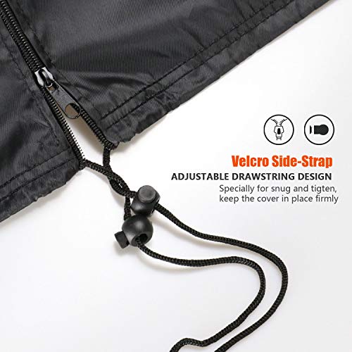 Onlyme Treadmill Cover, Waterproof Running Machines Cover for Non-Folding Home Treadmills with Zipper & Drawstring