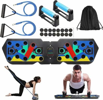 Daxiongmao Push-Up Board, 20 in 1 Push-Up Board, Home Gym, Training Muscles Fitness Equipment, Push-Up Standing Muscle Exercise Push-Up Training
