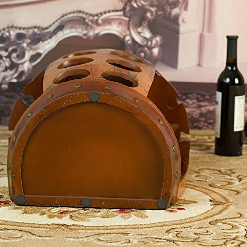 PIBM Floor-Standing Wine Barrel Stable Home Display Stand Wine Cellar Storage Box Creative Decor J1116