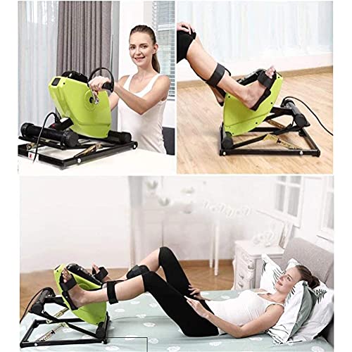 Electric Pedal Exerciser Medical, for Leg Arm and Knee Recovery Exercise Exercise Bike and Pedal Exerciser for Disabled and Elderly (Green)